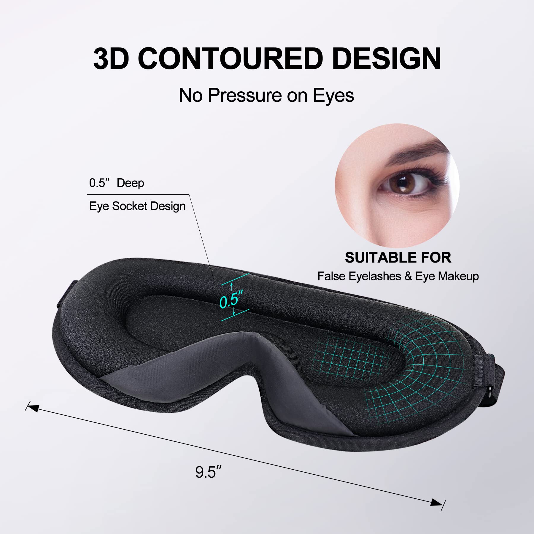 Cozyhealth correa ajustable evita que se corra y no tira del cabello.