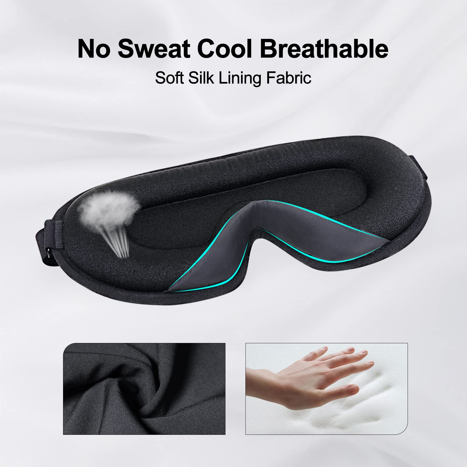 Cozyhealth tamaño compacto para viajar y bloquear la luz en cualquier lugar.