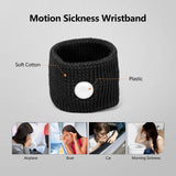 Cozyhealth muñeca antinauseas dos pares para viajes en coche y avión.