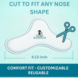 CPAPi Solutions: almohadillas de gel para nariz, confort en piel sensible nocturno.