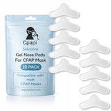CPAPi Solutions: almohadillas de gel para nariz, pack de 10, mayor comodidad.