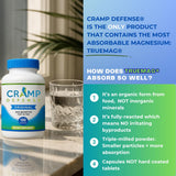 Cramp Defense, envase compacto, fácil de transportar.