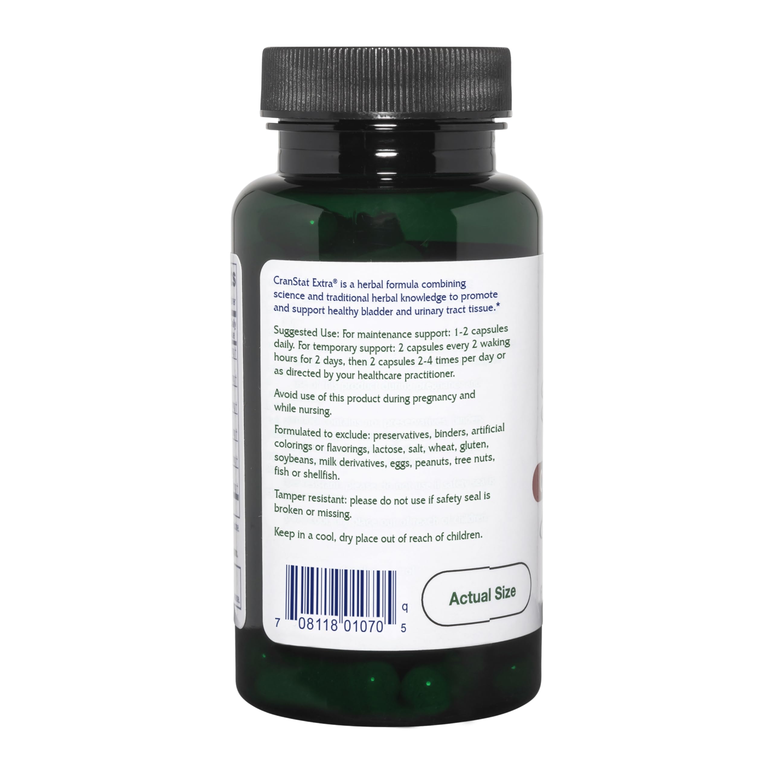 Cranstat Extra etiqueta de ingredientes, información clara para decisiones informadas