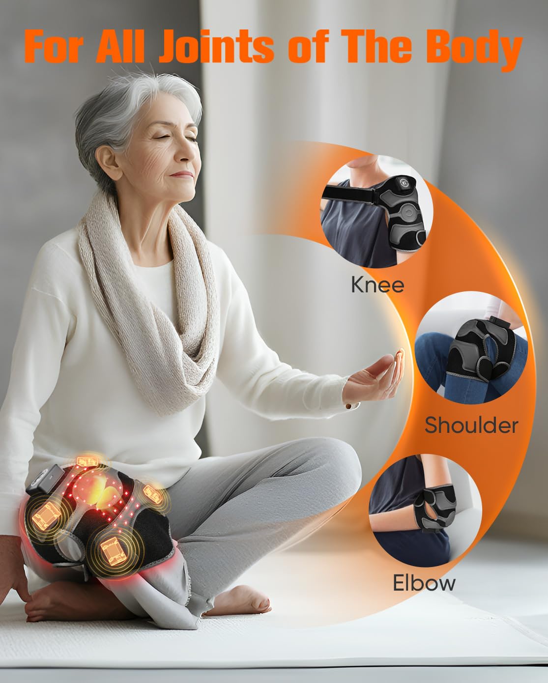CRAZYTECH rodilla correa de extensión de 25 pulgadas para mayor alcance