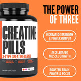 Etiqueta del producto Crazy Muscle mostrando la fórmula de creatina