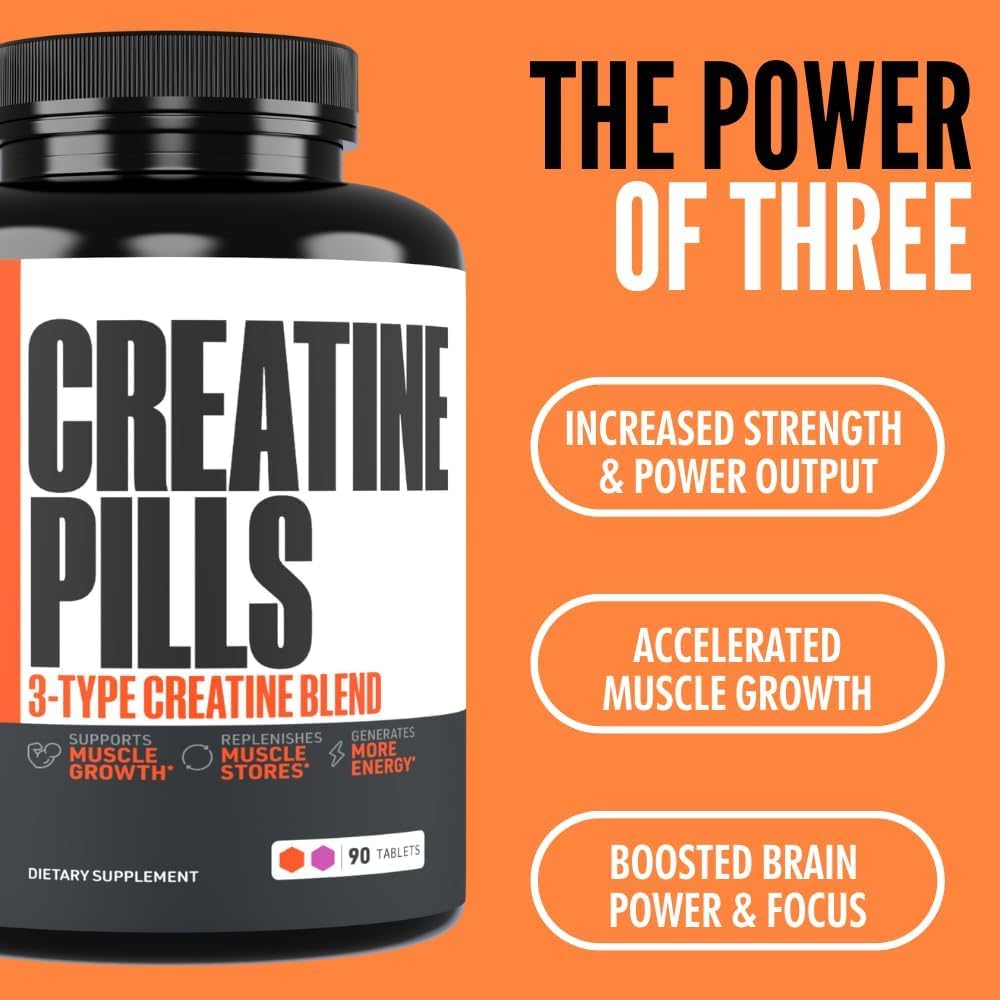 Three-atine de Crazy Muscle para uso preentrenamiento con energía sostenida.