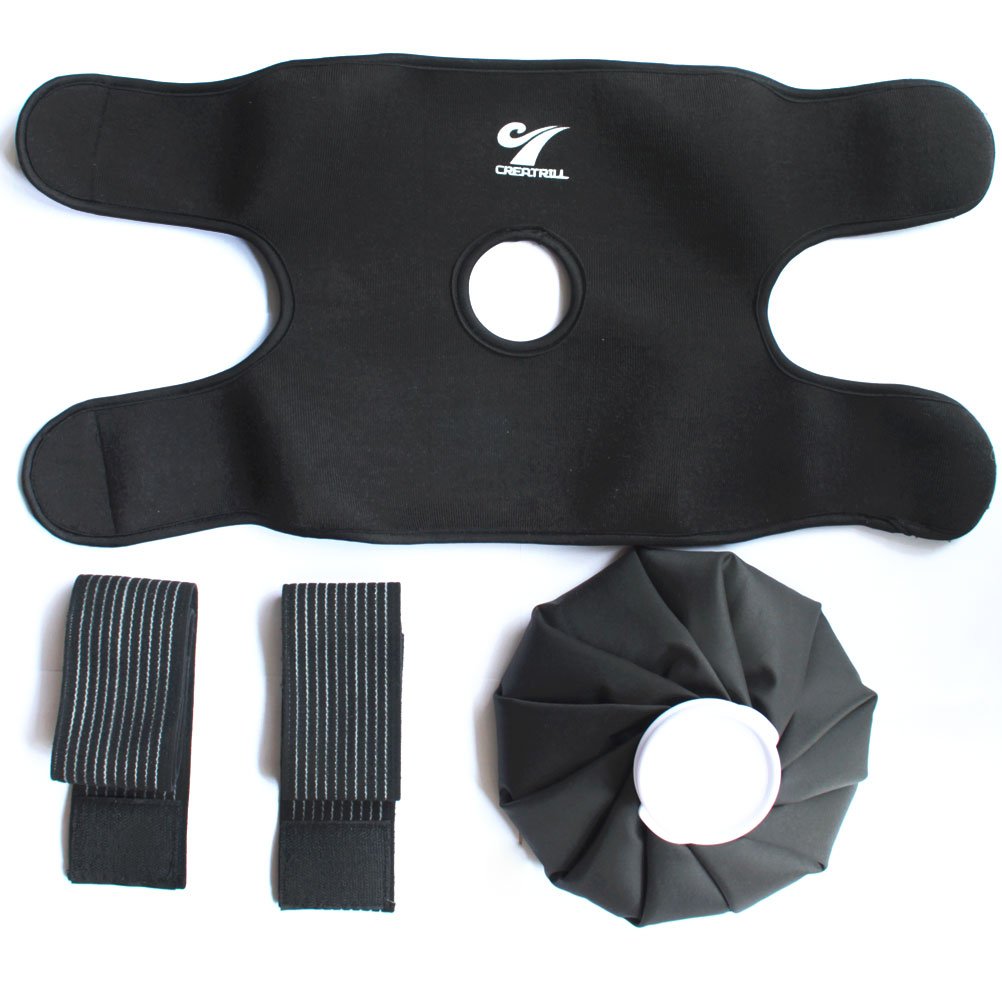 Creatrill envoltura-neopreno muestra superficie suave para terapia de calor o frío.