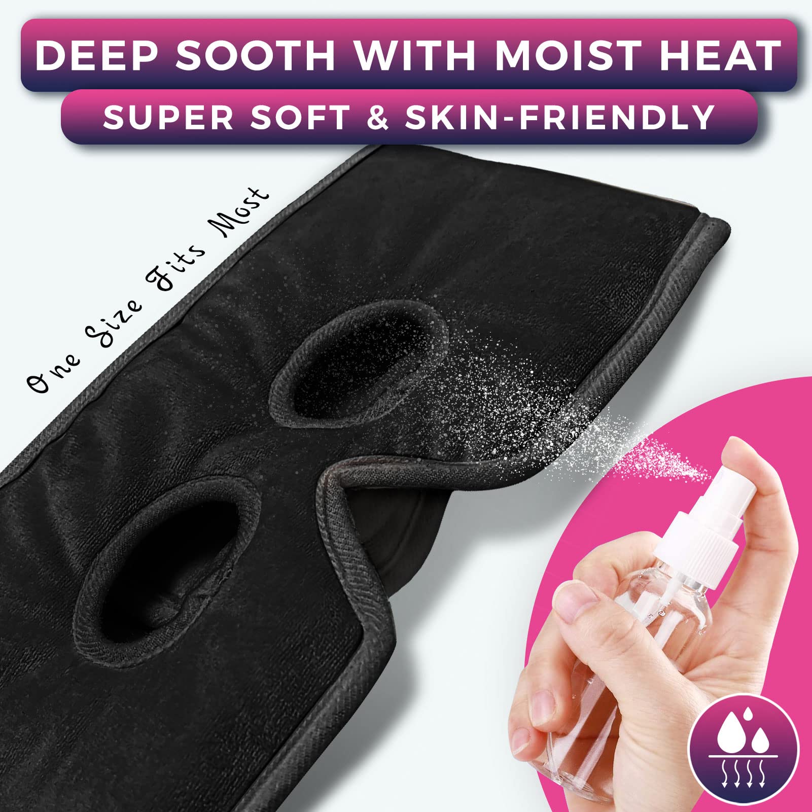 creatrill mascarilla calor ajuste temperatura y temporizador para uso personalizado