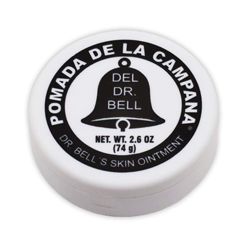 Pomada Dr. Bell de Crema De La Campana, tapa cerrada, opción para llevar