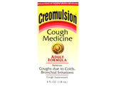 Creomulsion para adultos: botella de jarabe de 4 oz, alivio suave de la tos