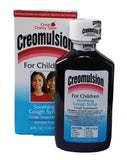 Creomulsion para niños, jarabe calmante para la tos, envase de 4 oz.
