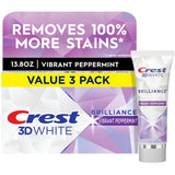 Crest 3D Brillante: mentolada fresca para aliento