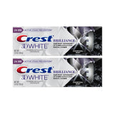 Crest 3D White Brilliance Charcoal, pasta dental para eliminar manchas superficiales en 5 días.