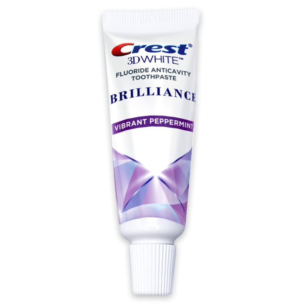 Crest 3D White Brilliance: pack de 4 tubos, higiene bucal diaria y blanqueamiento suave.