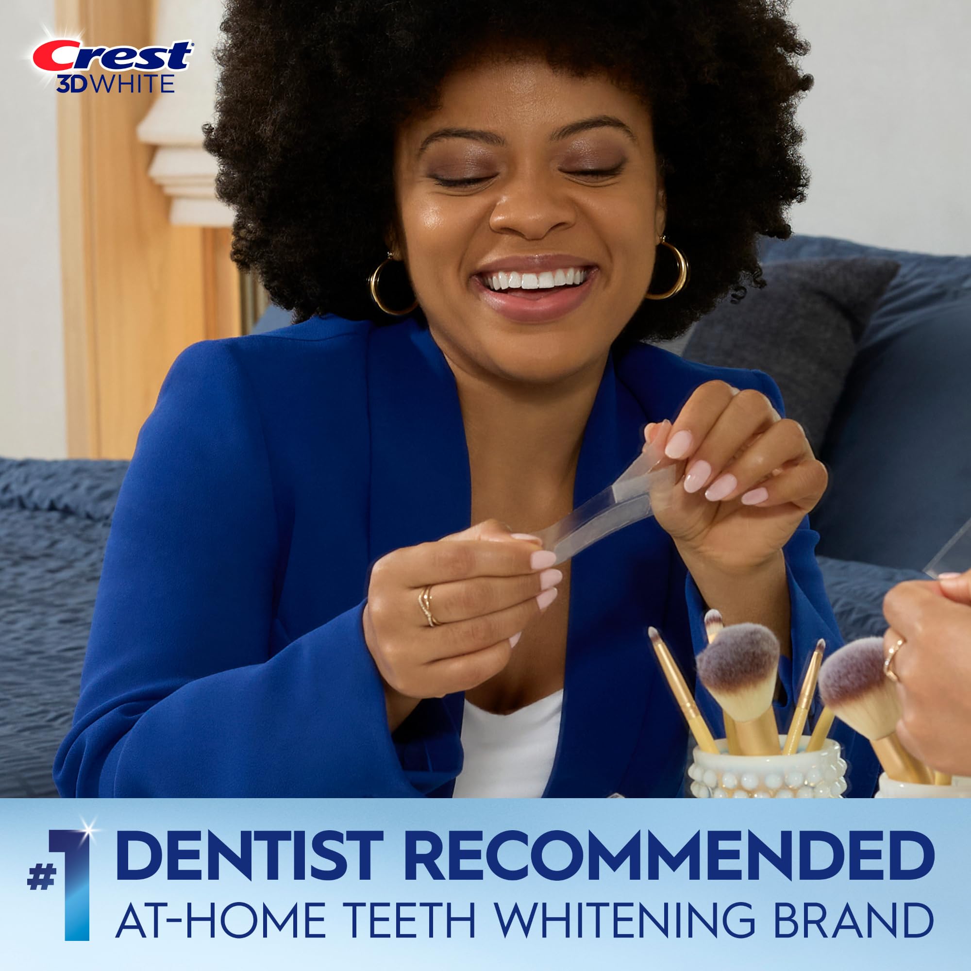 Crest 3D Whitestrips Classic Vivid, mismo ingrediente blanqueador que el dentista.