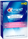 Crest 3D Whitestrips sensibles: uso diario de 30 minutos.