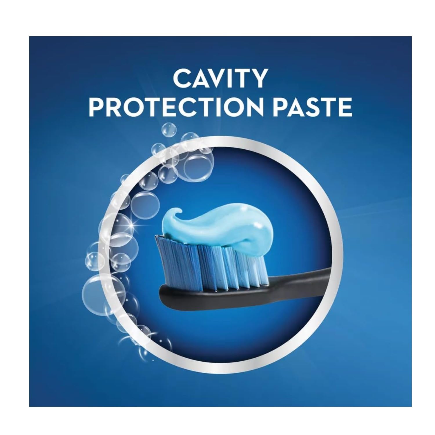 Crest: aliento fresco con Crest, mejora la higiene bucal.