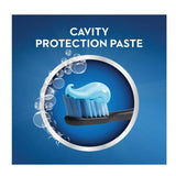 Crest: aliento fresco con Crest, mejora la higiene bucal.