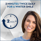 Sonrisa radiante con Crest Brilliance tras uso regular