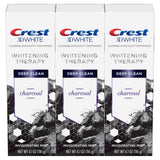 Crest Charcoal 3D White: pasta de dientes con carbón para blanqueamiento suave.