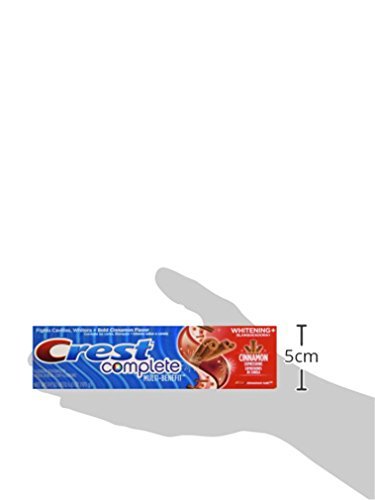 Pasta dental Crest Canela pack de dos: elimina manchas superficiales.