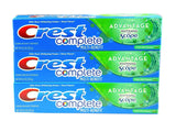 Crest Completa Multi-Beneficios con Scope, tubo de pasta de menta fresca para aliento duradero.