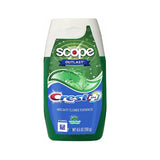 Crest Complete Whitening Scope gel líquido: limpieza suave con sabor mentolado.