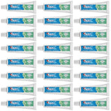 Crest Complete Whitening Scope menta, tubo visto de frente, limpieza fresca.