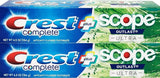 Crest Complete Scope Outlast Pack de Dos para blanqueamiento diario