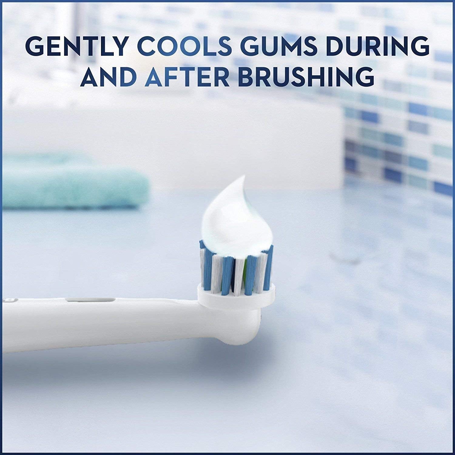 Crest Gum Detoxify, protección diaria para higiene bucal rápida.