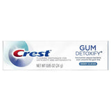Crest Gum Detoxify, cepillado diario con espuma suave y agradable.