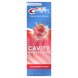 Crest Kids Fresa Rush: pasta dental infantil, protección contra caries durante el cepillado.