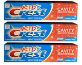 Crest Kids Toothpaste, colores brillantes fomenta cepillado divertido y cuidado suave del esmalte