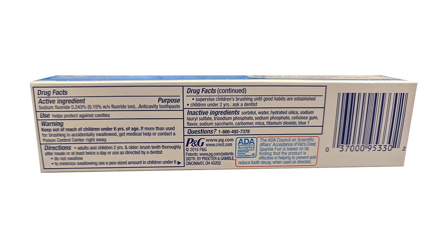 Crest Kids Toothpaste con diseño divertido ayuda a mantener la rutina de cepillado