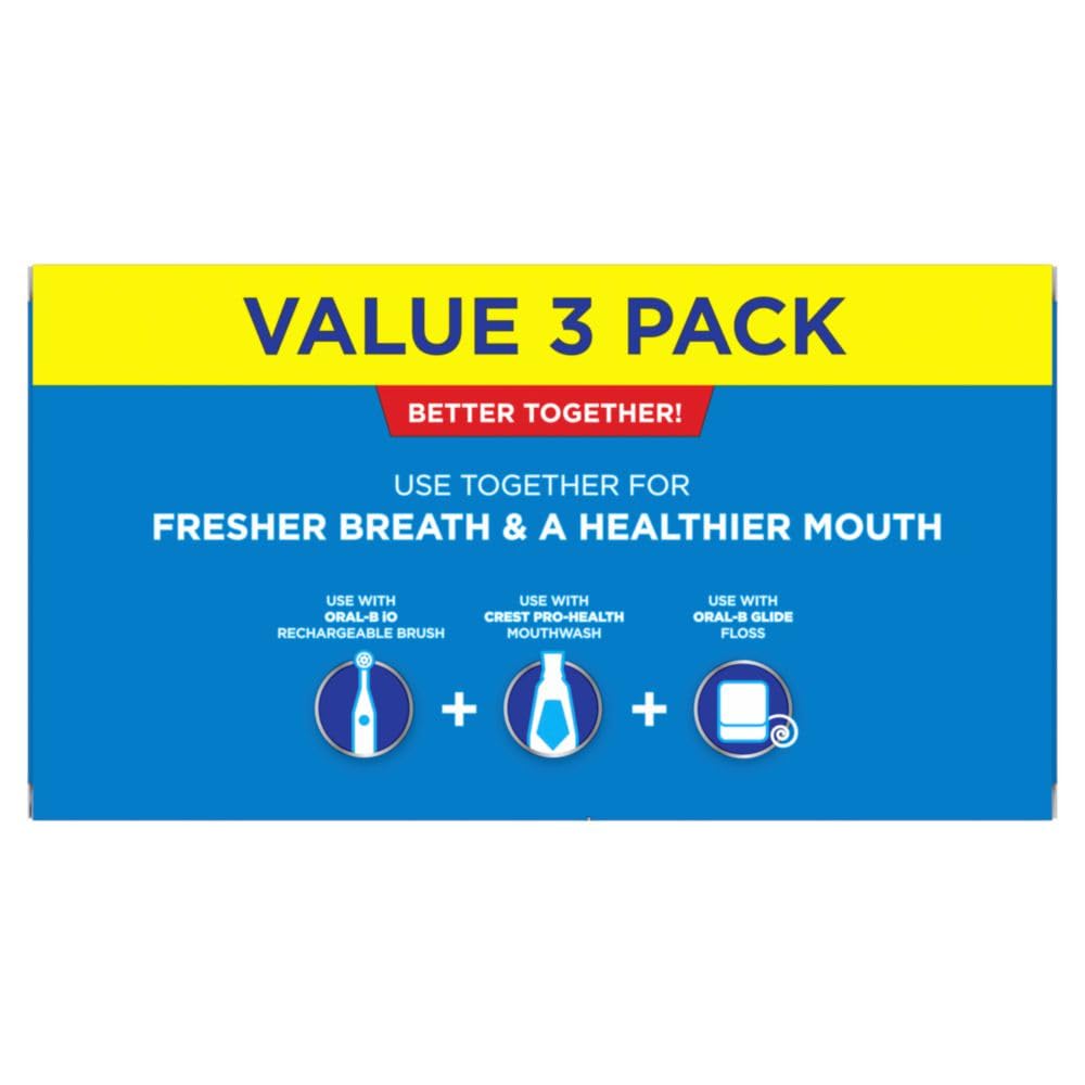 Crest pasta dental mentolada, frescura intensa para la higiene diaria.