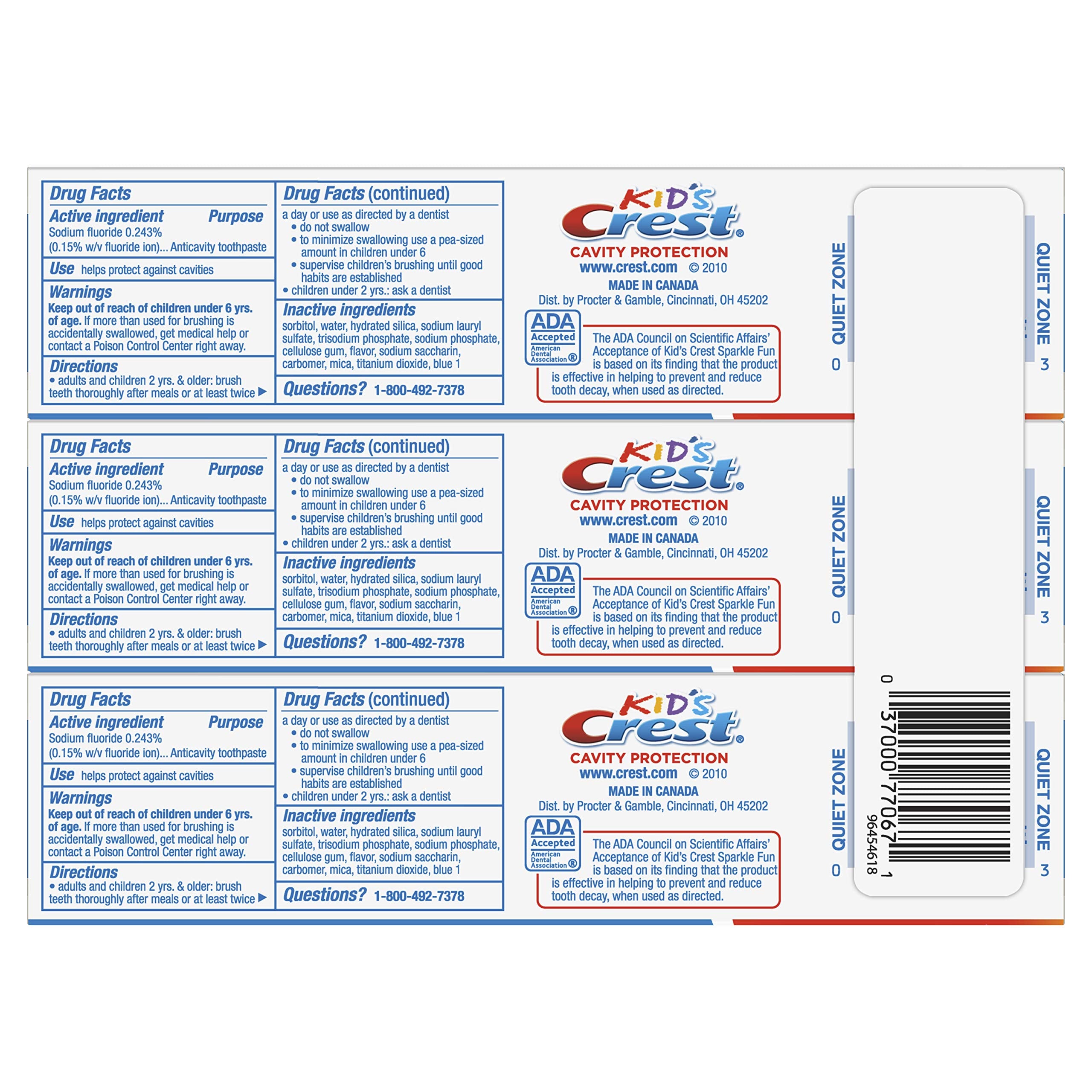 Cepillado diario con Crest para niños y su sabor divertido que fomenta hábitos saludables.