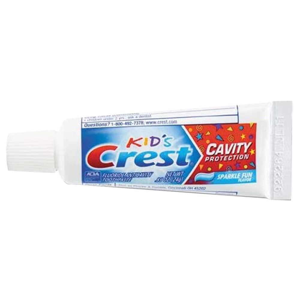 Crest Kids Brillo Divertido, paquete de 6 tubos, ideal para viajes