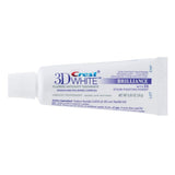 Paquete de 12 Crest 3D White Brilliance listo para viaje, sabor a menta