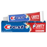 Crest anticavidad, primer plano, fórmula para apoyar la higiene bucal diaria.