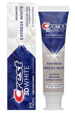 Crest 3D White Express: pasta de dientes para blanqueamiento rápido y aliento fresco.