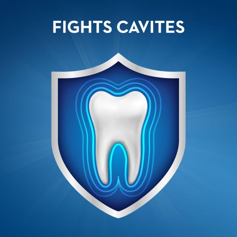 Crest pasta de dientes, limpieza suave para esmalte y cepillado cómodo.