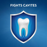 Crest pasta de dientes, limpieza suave para esmalte y cepillado cómodo.
