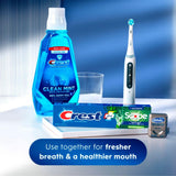 Crest Complete Whitening, blanqueamiento suave con frescura prolongada.