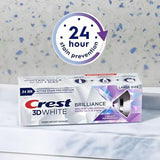 Uso diario con Crest 3D White Brilliance para rutina de higiene.