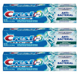 Crest Premium Plus dentifrico antibacteriano, tubo: limpieza diaria y aliento fresco