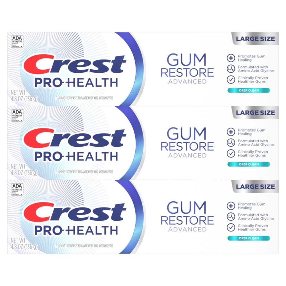 Pasta dental Crest Pro-Health con glicina y fluoruro de estaño para protección
