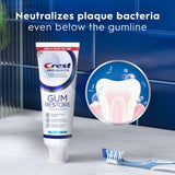 Encías sanas potenciales al usar Crest Pro-Health Advanced Gum Restore