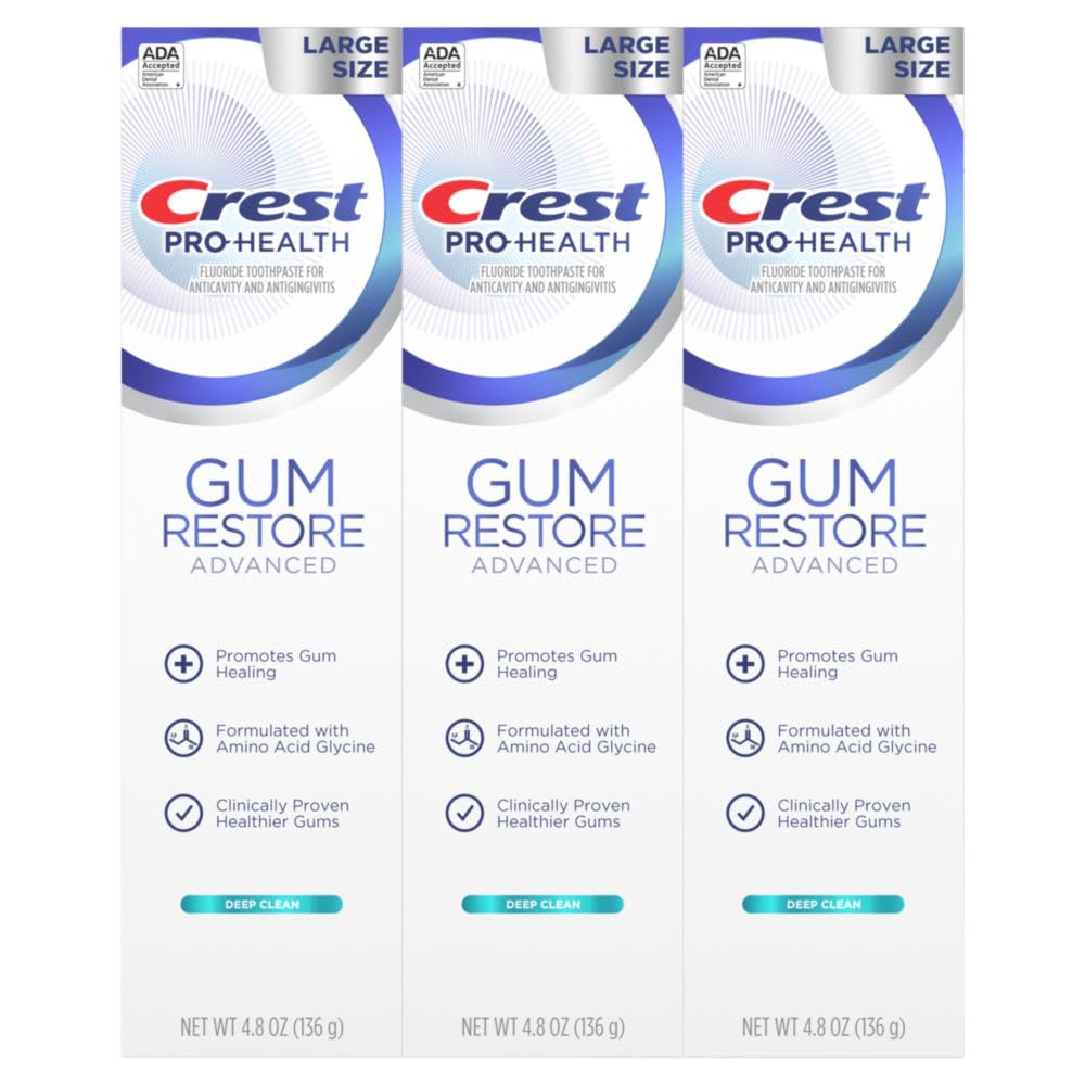 Tres tubos del pack Crest Pro-Health para conveniencia y ahorro