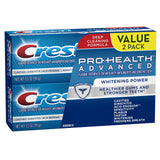 Crest Pro-Health Advanced Whitening Twin Pack: cepillado dental para encías sanas y dientes fuertes.