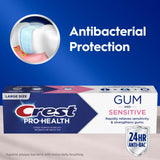 Crest Pro-Health alivio de sensibilidad comienza al cepillado diario.